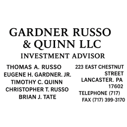 GARDNER RUSSO & QUINN LLC