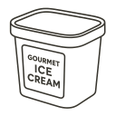 Superpremium ice cream